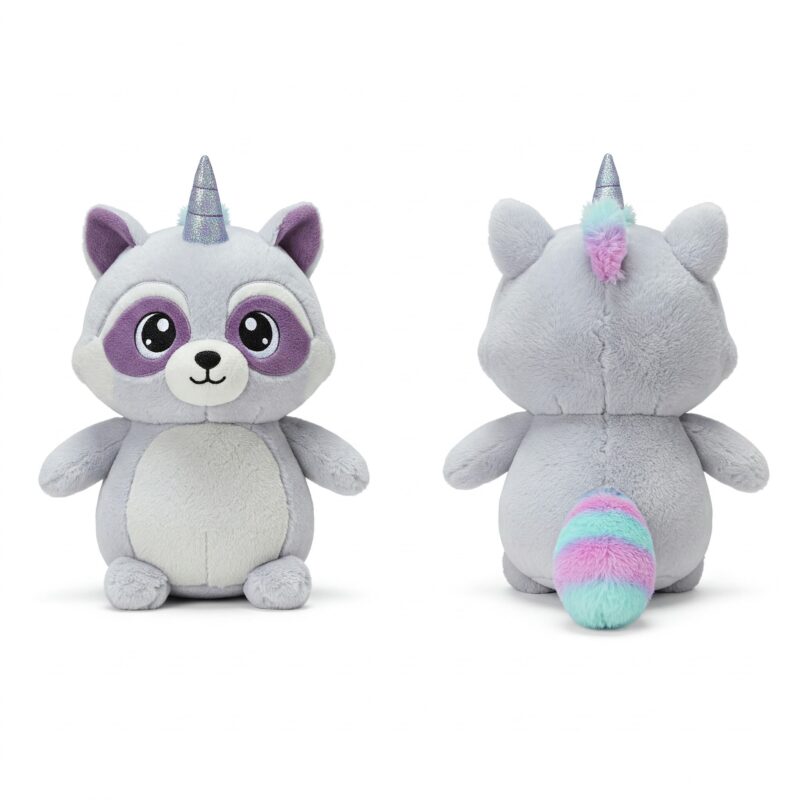 Racoonicorn the Sneaky Sparkle™ – A Mischievous Hybrid Plush | Abnomals™ Exclusive