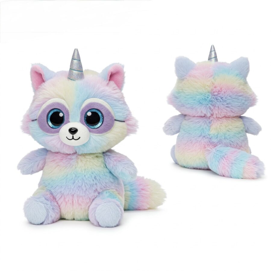 Racoonicorn the Sneaky Sparkle™ – A Mischievous Hybrid Plush | Abnomals™ Exclusive