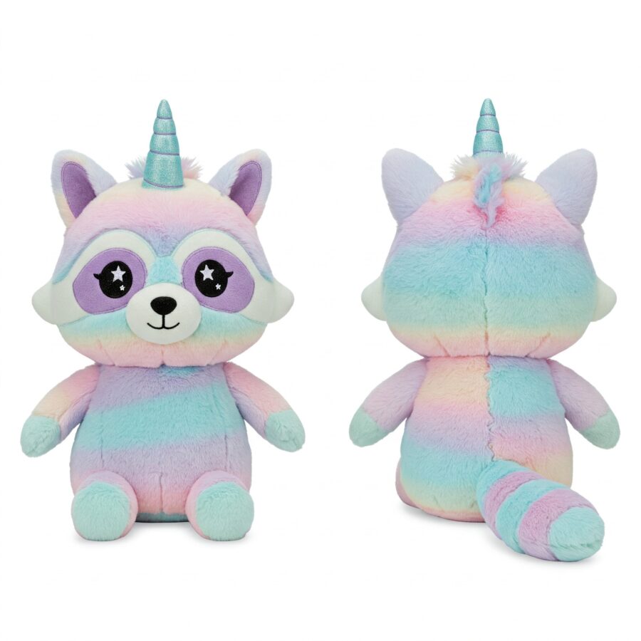 Racoonicorn the Sneaky Sparkle™ – A Mischievous Hybrid Plush | Abnomals™ Exclusive