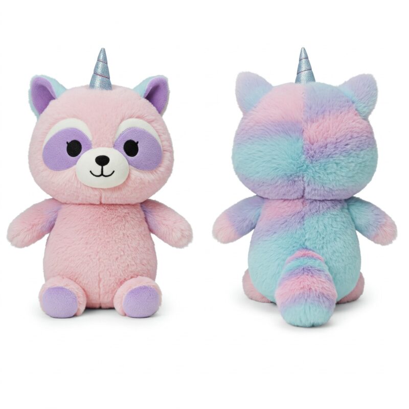 Racoonicorn the Sneaky Sparkle™ – A Mischievous Hybrid Plush | Abnomals™ Exclusive