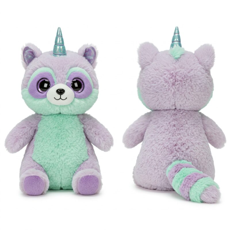 Racoonicorn the Sneaky Sparkle™ – A Mischievous Hybrid Plush | Abnomals™ Exclusive