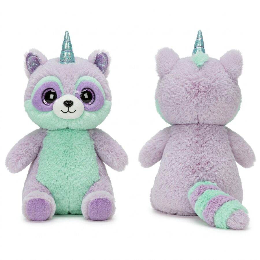Racoonicorn the Sneaky Sparkle™ – A Mischievous Hybrid Plush | Abnomals™ Exclusive