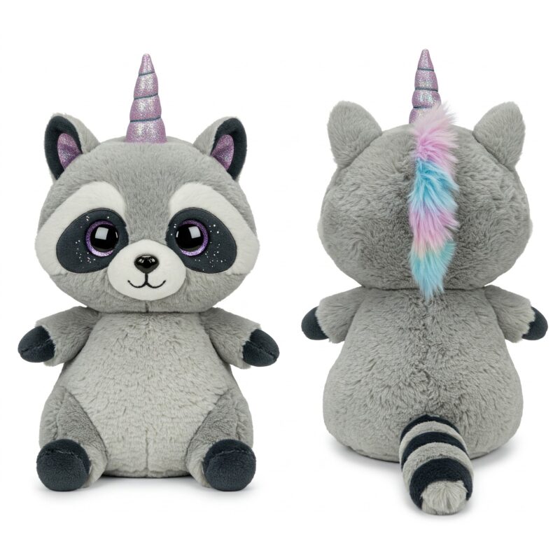 Racoonicorn the Sneaky Sparkle™ – A Mischievous Hybrid Plush | Abnomals™ Exclusive