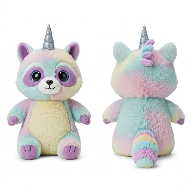 Racoonicorn the Sneaky Sparkle™ – A Mischievous Hybrid Plush | Abnomals™ Exclusive