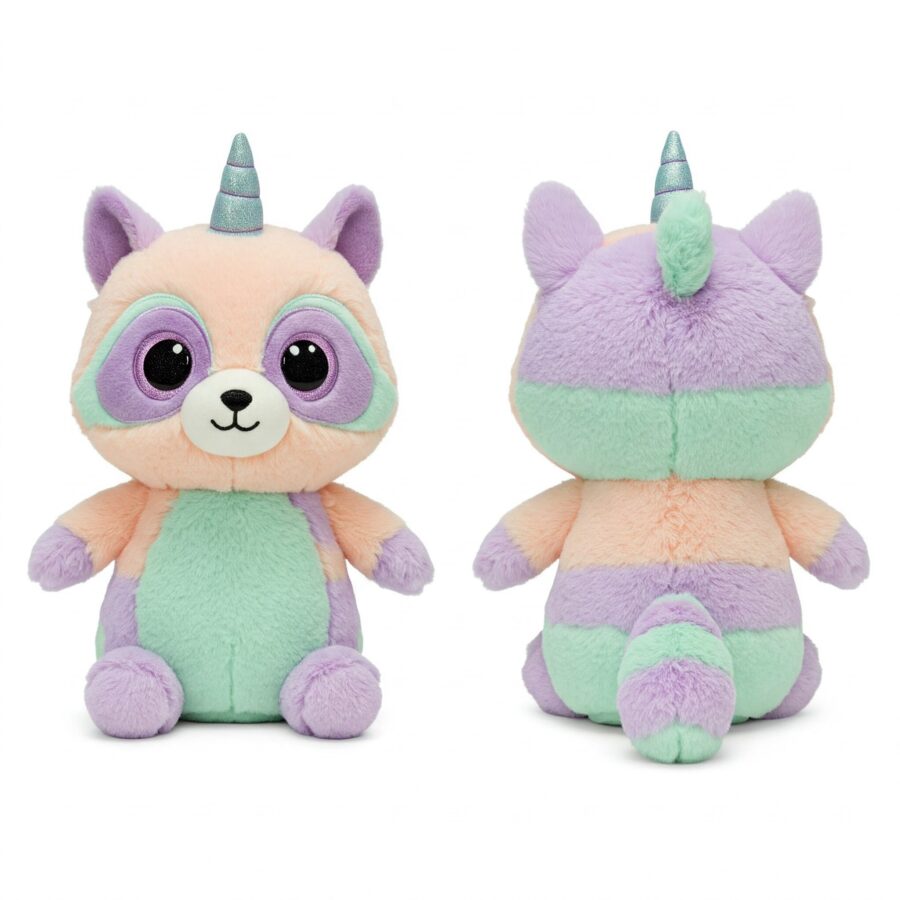 Racoonicorn the Sneaky Sparkle™ – A Mischievous Hybrid Plush | Abnomals™ Exclusive