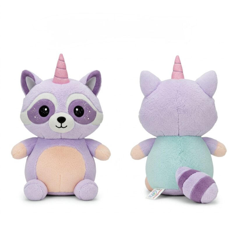 Racoonicorn the Sneaky Sparkle™ – A Mischievous Hybrid Plush | Abnomals™ Exclusive