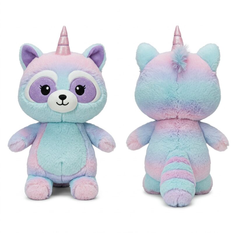 Racoonicorn the Sneaky Sparkle™ – A Mischievous Hybrid Plush | Abnomals™ Exclusive