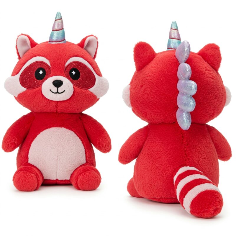 Racoonicorn the Sneaky Sparkle™ – A Mischievous Hybrid Plush | Abnomals™ Exclusive