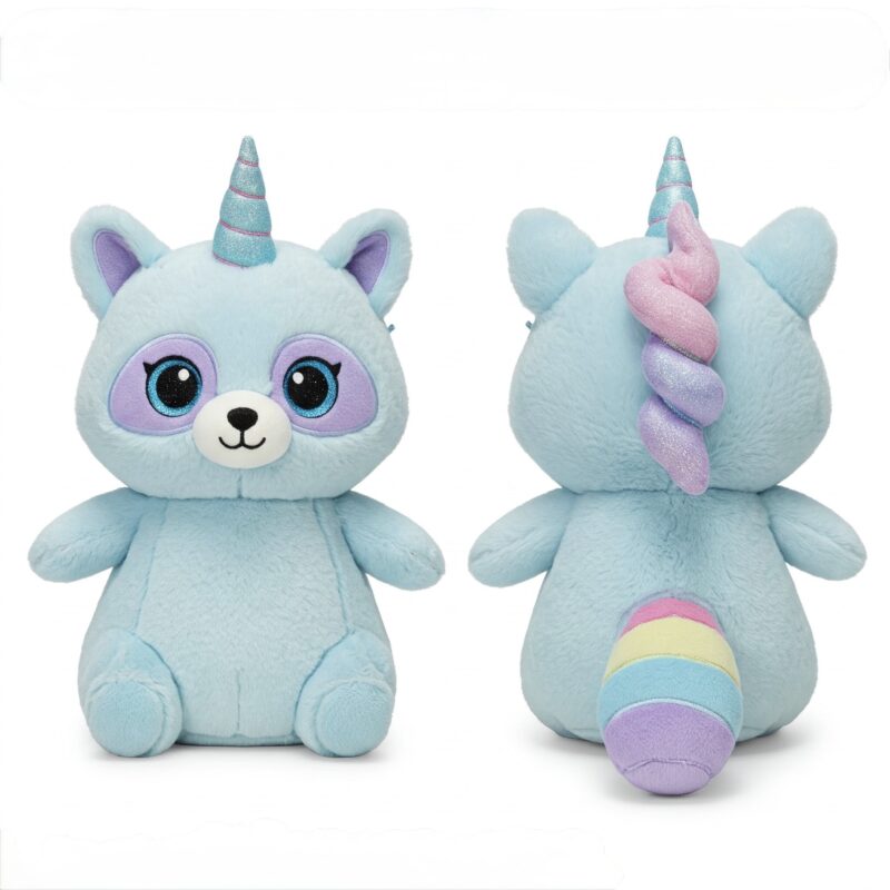 Racoonicorn the Sneaky Sparkle™ – A Mischievous Hybrid Plush | Abnomals™ Exclusive