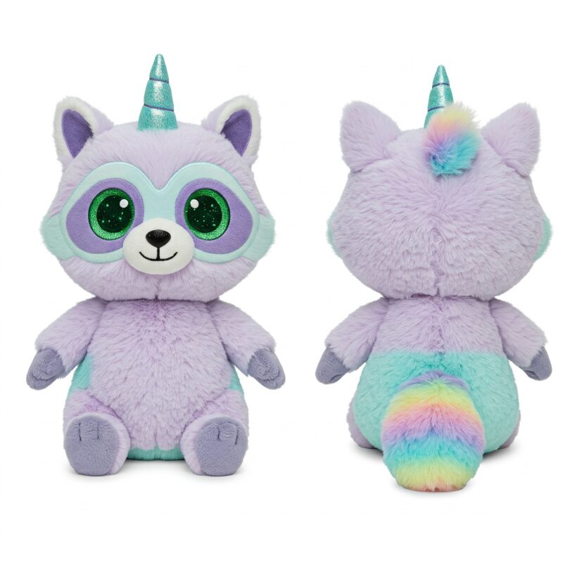 Racoonicorn the Sneaky Sparkle™ – A Mischievous Hybrid Plush | Abnomals™ Exclusive