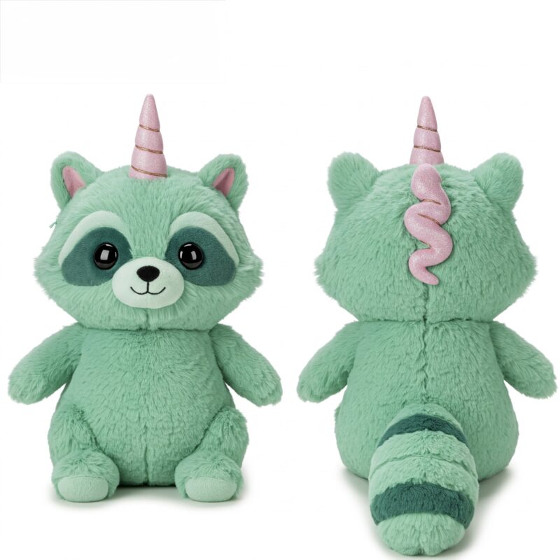 Racoonicorn the Sneaky Sparkle™ – A Mischievous Hybrid Plush | Abnomals™ Exclusive