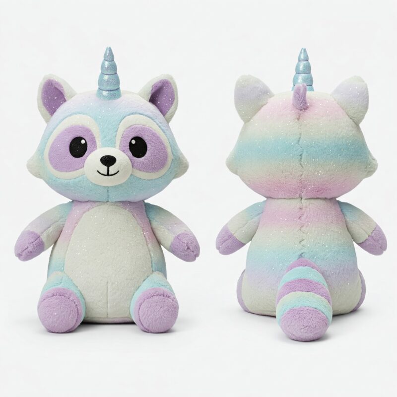 Racoonicorn the Sneaky Sparkle™ – A Mischievous Hybrid Plush | Abnomals™ Exclusive