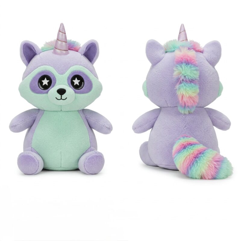 Racoonicorn the Sneaky Sparkle™ – A Mischievous Hybrid Plush | Abnomals™ Exclusive