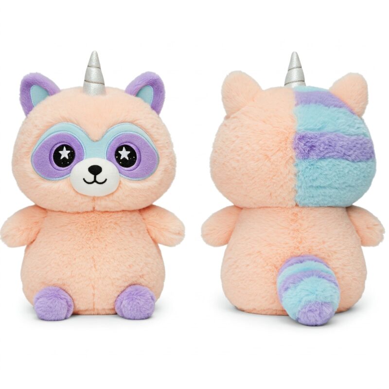 Racoonicorn the Sneaky Sparkle™ – A Mischievous Hybrid Plush | Abnomals™ Exclusive