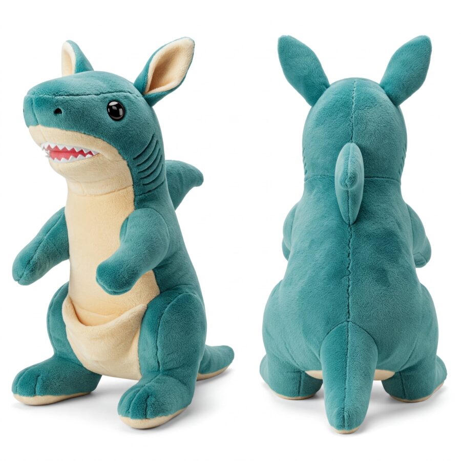 Sharkaroo the Jumping Jaws™ – A Dynamic Hybrid Plush | Abnomals™ Exclusive