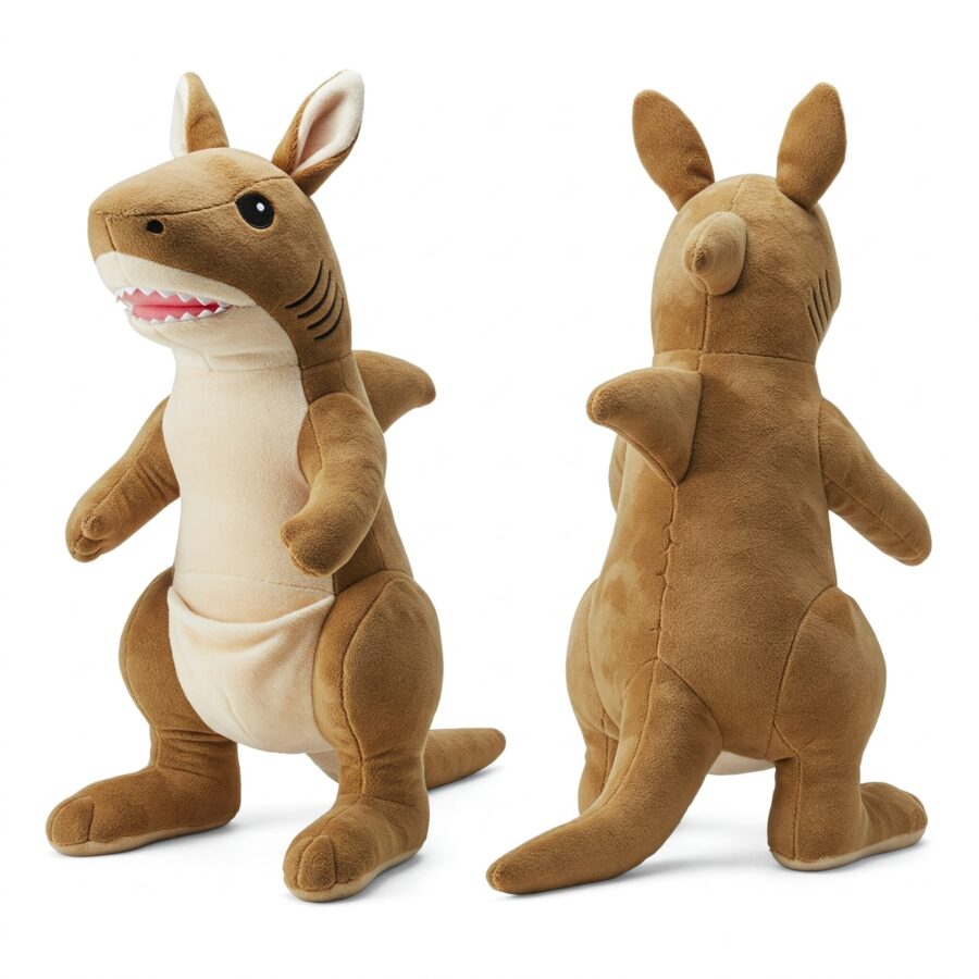 Sharkaroo the Jumping Jaws™ – A Dynamic Hybrid Plush | Abnomals™ Exclusive