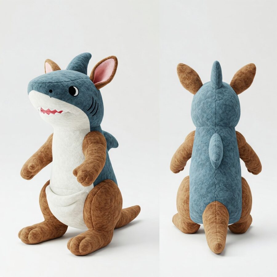 Sharkaroo the Jumping Jaws™ – A Dynamic Hybrid Plush | Abnomals™ Exclusive