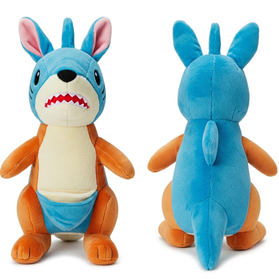 Sharkaroo the Jumping Jaws™ – A Dynamic Hybrid Plush | Abnomals™ Exclusive