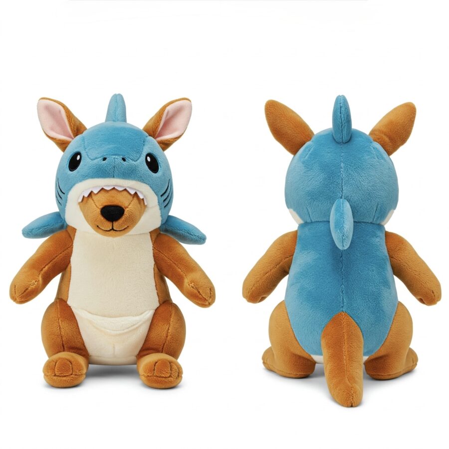 Sharkaroo the Jumping Jaws™ – A Dynamic Hybrid Plush | Abnomals™ Exclusive