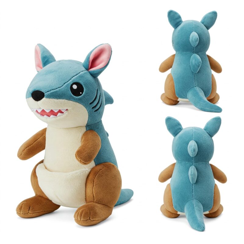 Sharkaroo the Jumping Jaws™ – A Dynamic Hybrid Plush | Abnomals™ Exclusive