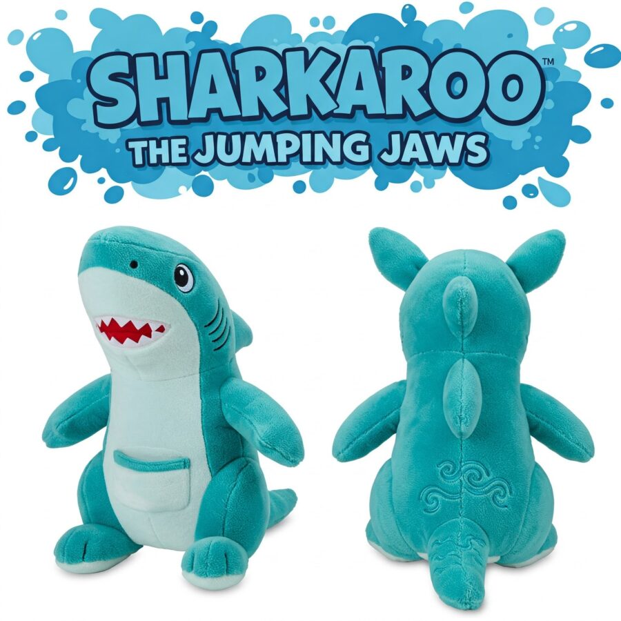 Sharkaroo the Jumping Jaws™ – A Dynamic Hybrid Plush | Abnomals™ Exclusive