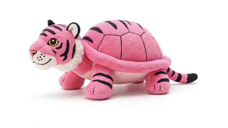 Turtliger the Striped Shellback™ – A Bold Hybrid Plush | Abnomals™ Exclusive