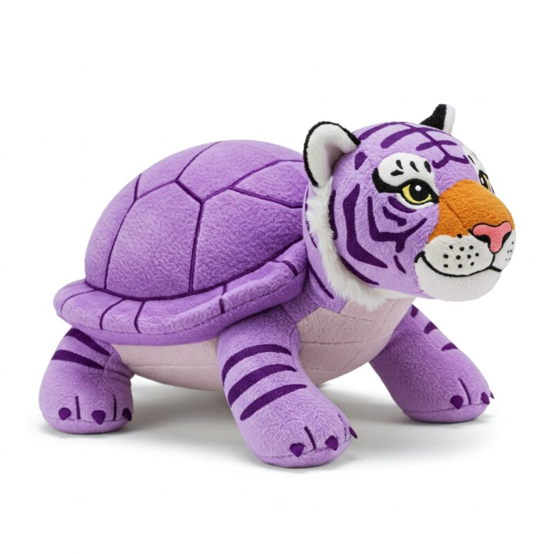 Turtliger the Striped Shellback™ – A Bold Hybrid Plush | Abnomals™ Exclusive