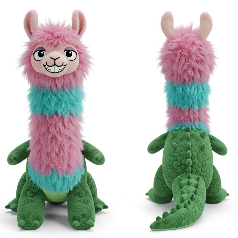 Llamadile the Woolly Snapper™ – A Bold Hybrid Plush | Abnomals™ Exclusive
