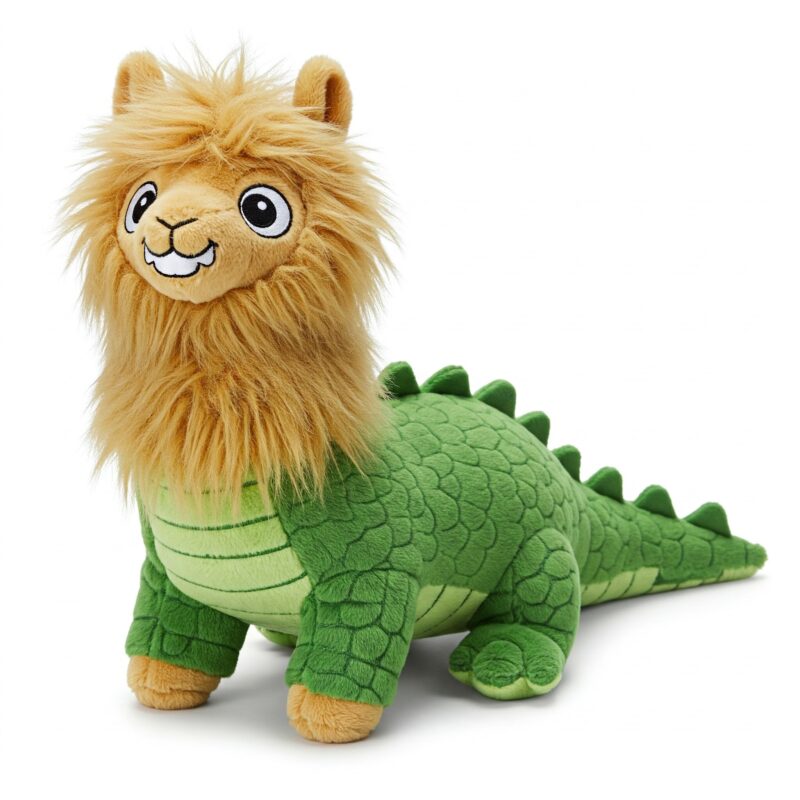 Llamadile the Woolly Snapper™ – A Bold Hybrid Plush | Abnomals™ Exclusive