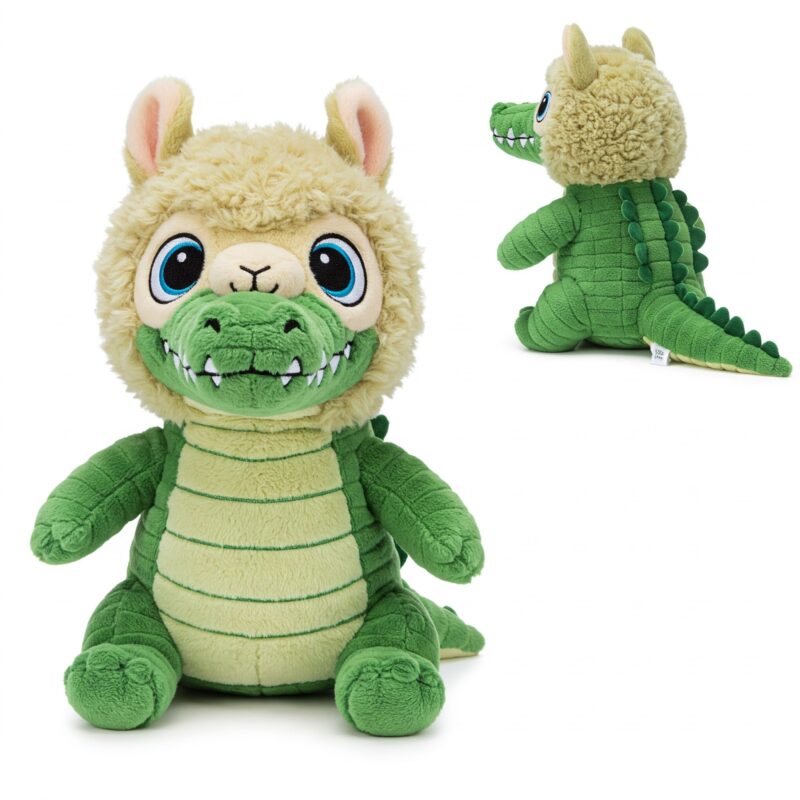 Llamadile the Woolly Snapper™ – A Bold Hybrid Plush | Abnomals™ Exclusive