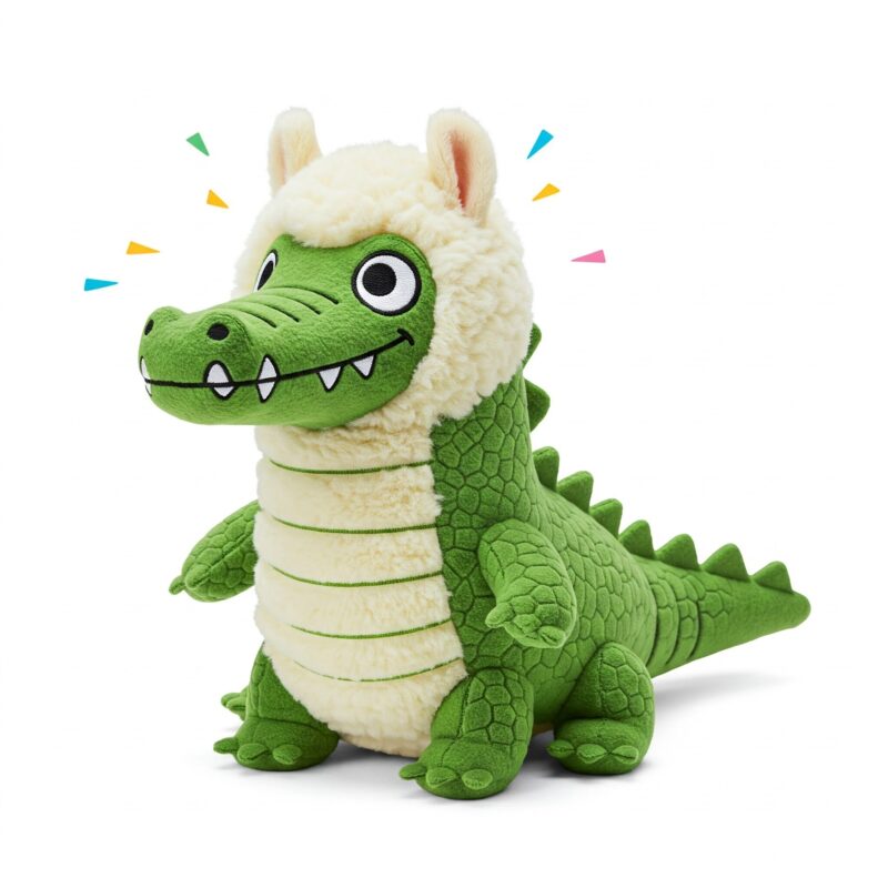 Llamadile the Woolly Snapper™ – A Bold Hybrid Plush | Abnomals™ Exclusive