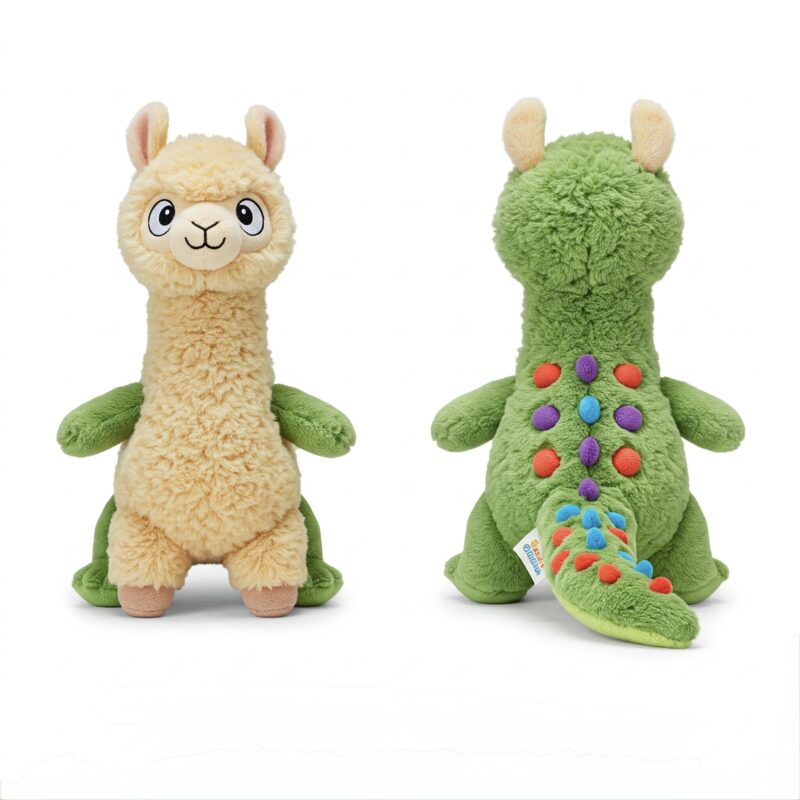 Llamadile the Woolly Snapper™ – A Bold Hybrid Plush | Abnomals™ Exclusive