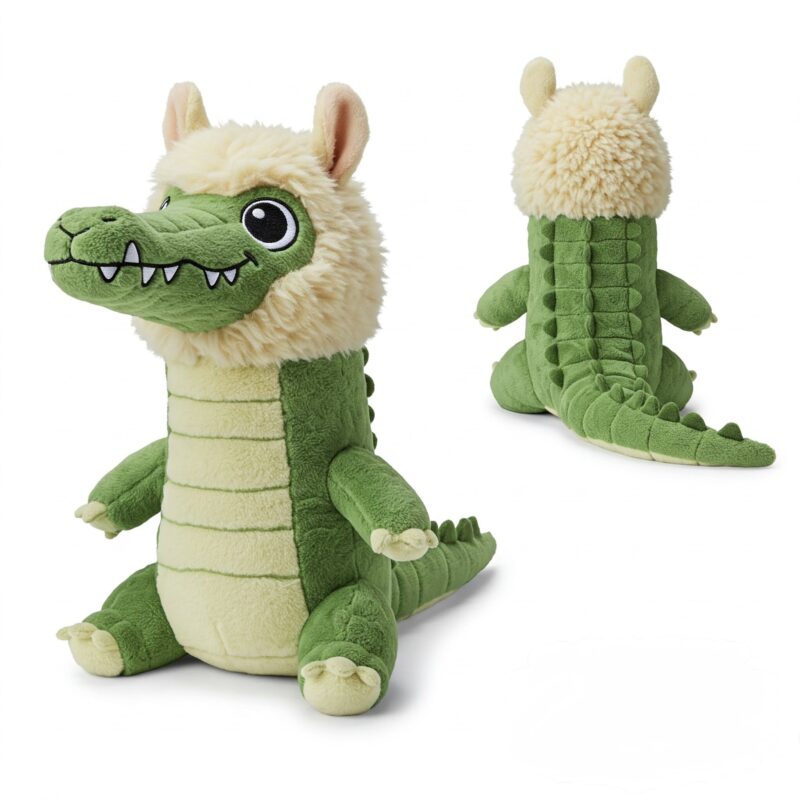 Llamadile the Woolly Snapper™ – A Bold Hybrid Plush | Abnomals™ Exclusive