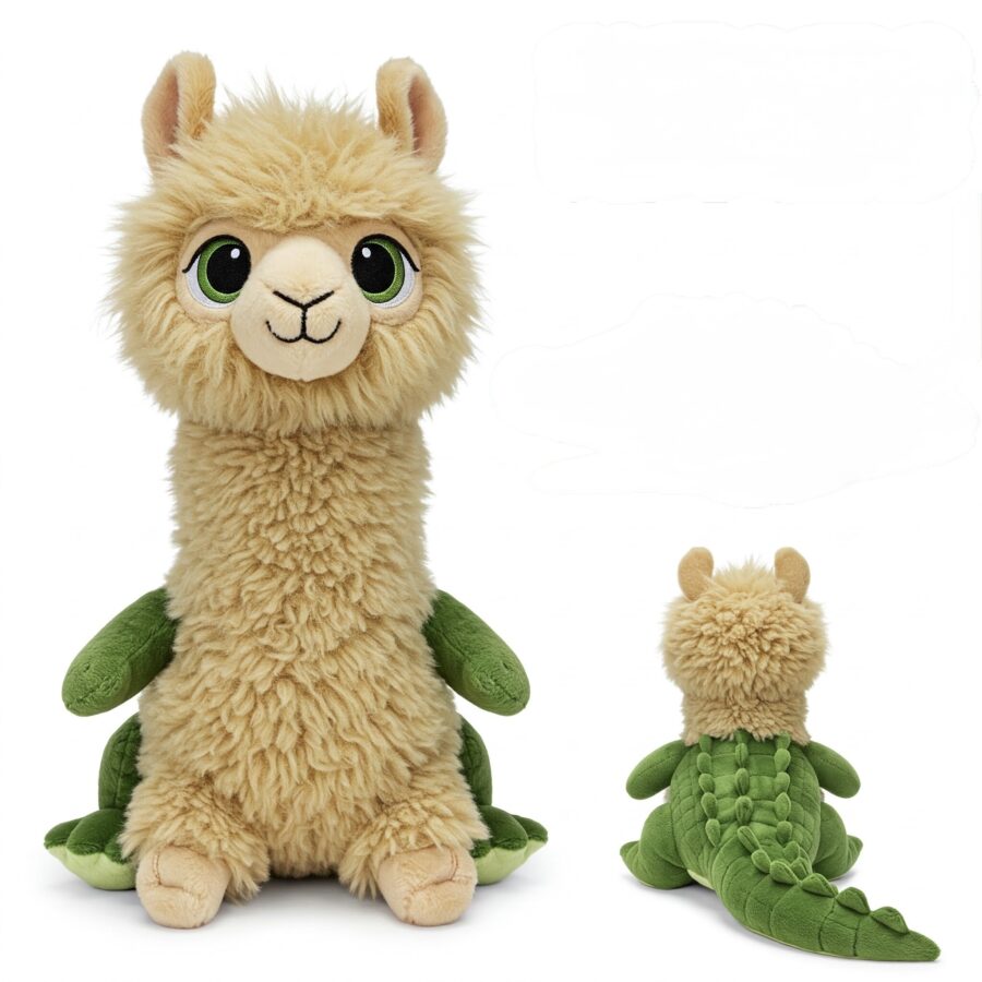 Llamadile the Woolly Snapper™ – A Bold Hybrid Plush | Abnomals™ Exclusive
