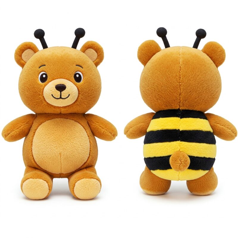 Bumbear the Honey Striker™ – A Bold Hybrid Plush | Abnomals™ Exclusive