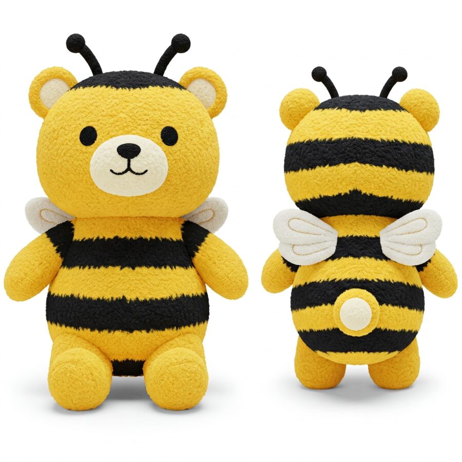 Bumbear the Honey Striker™ – A Bold Hybrid Plush | Abnomals™ Exclusive